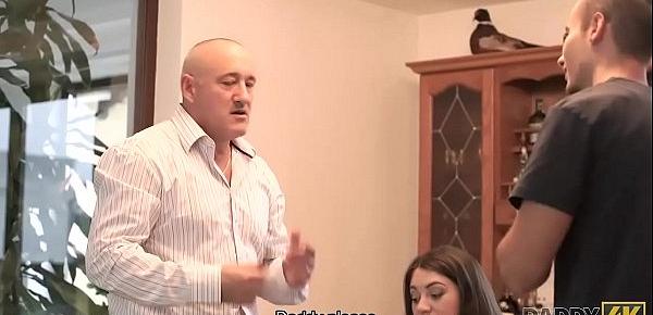  DADDY4K. Seasoned daddy knows how to satisfy a teen slut